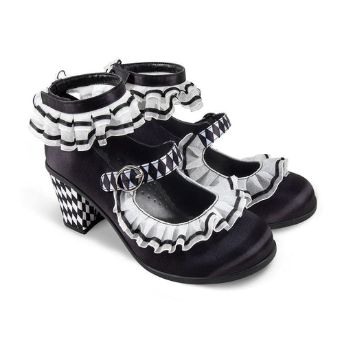 Chocolaticas® Mid Heels Arlequin Women's Mary Jane Pump