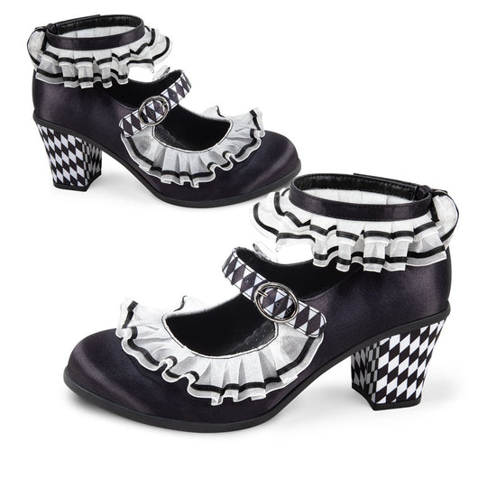 Chocolaticas® Mid Heels Arlequin Women's Mary Jane Pump