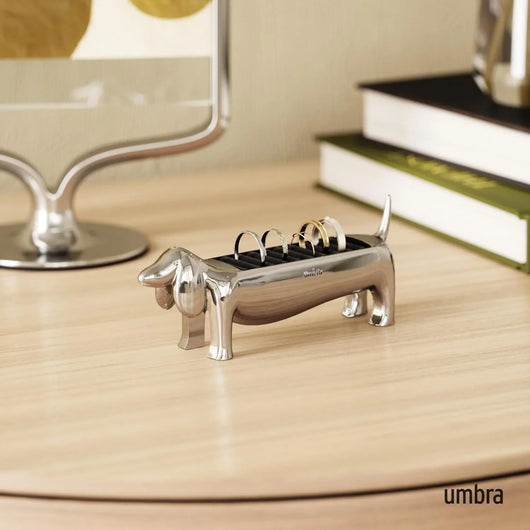 Soporte para Anillos Umbra con Forma de Perro Salchicha: Encanto y Funcionalidad - Tekeno