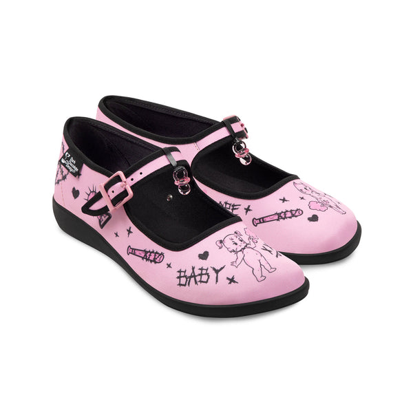 Sapatos Mary Jane femininos Baby Riot