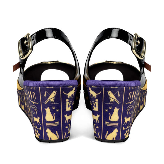 Chocolaticas® Bastet Mid Women's Sandal - Tekeno