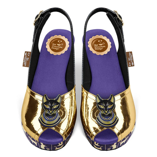 Chocolaticas® Bastet Mid Women's Sandal - Tekeno