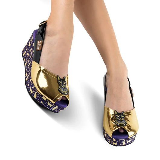 Chocolaticas® Bastet Mid Women's Sandal - Tekeno