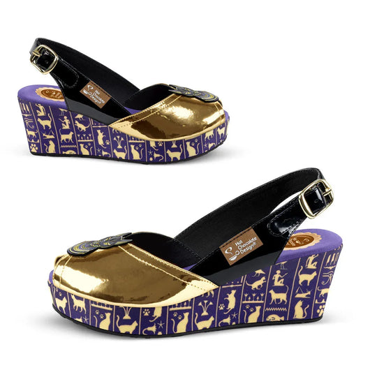 Chocolaticas® Bastet Mid Women's Sandal - Tekeno
