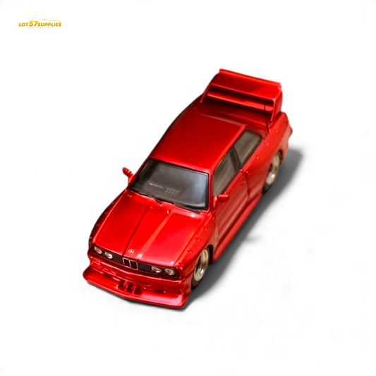 SW BMW E30 M3 LTO Modificado Vermelho 1:64