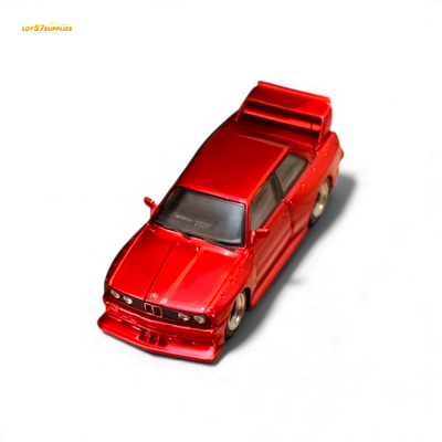 SW BMW E30 M3 LTO Modificado Vermelho 1:64