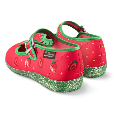 Chocolaticas® Berry Bliss Women's Mary Jane Flat - Tekeno