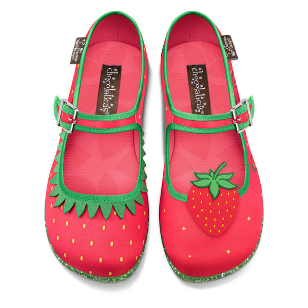 Chocolaticas® Berry Bliss Sapatilha Mary Jane para Mulheres