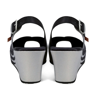 Chocolaticas® Black Birds Women's Sandal - Tekeno