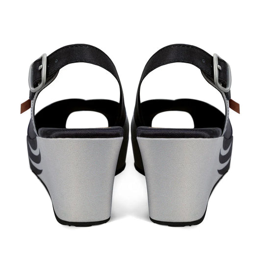 Chocolaticas® Black Birds Women's Sandal - Tekeno