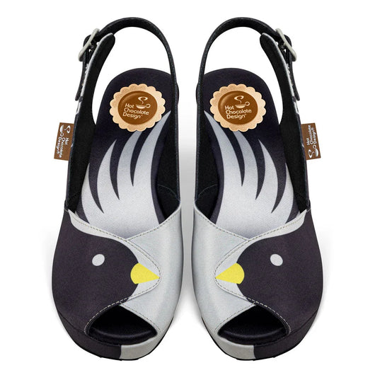 Chocolaticas® Black Birds Women's Sandal - Tekeno