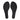 Chocolaticas® Black Birds Women's Sandal - Tekeno