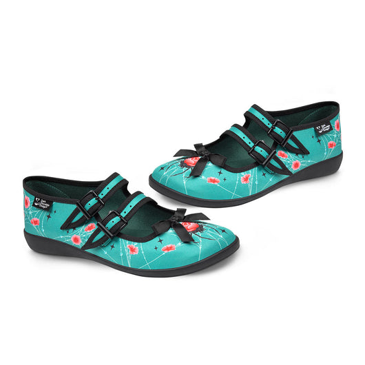 Sapatilha Mary Jane Feminina Chocolaticas® Bloomfang