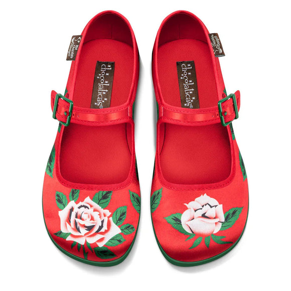 Sapatilha Mary Jane Feminina Chocolaticas® Blossom Shine