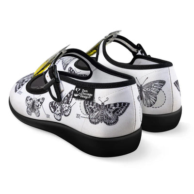Chocolaticas® Butterfly Lesson Women's Mary Jane Flat - Tekeno