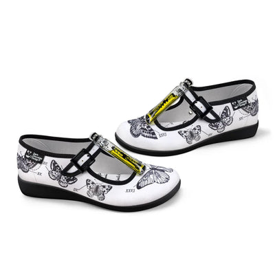 Chocolaticas® Butterfly Lesson Women's Mary Jane Flat - Tekeno