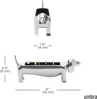 Soporte para Anillos Umbra con Forma de Perro Salchicha: Encanto y Funcionalidad - Tekeno