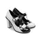 Chocolaticas® Black Swan Mary Jane Heels - Elegance in Black