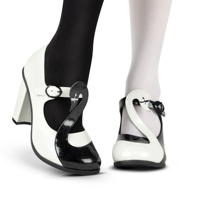 Chocolaticas® High Heels Black Swan Women's Mary Jane Pump - Tekeno
