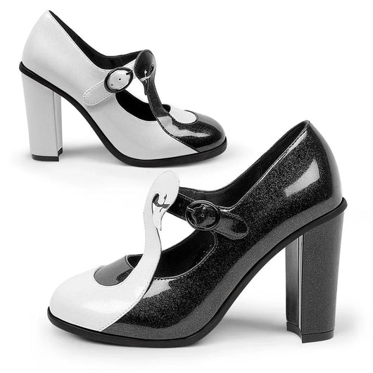 Chocolaticas® High Heels Black Swan Women's Mary Jane Pump - Tekeno