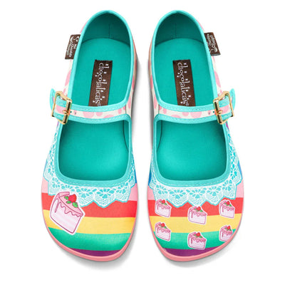 Chocolaticas® Cake Women's Mary Jane Flat - Tekeno