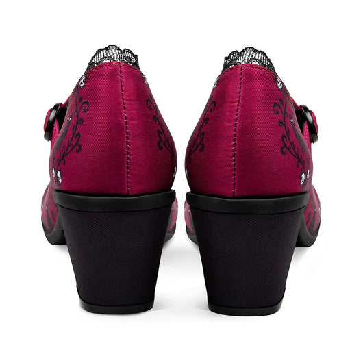 Chocolaticas® Mid Heels Carmilla Women's Mary Jane Pump - Tekeno