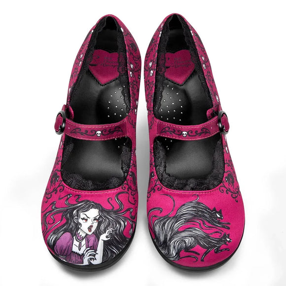 Women's Carmilla Mary Jane Heels - Gothic Design