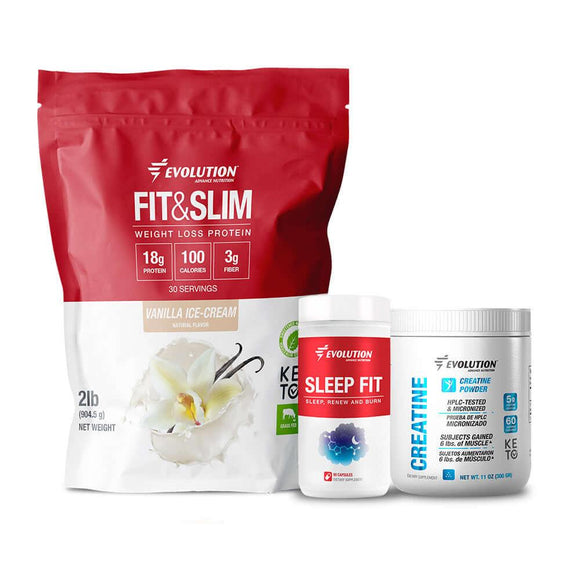 Less fat, more strength combo: F&S - sleep fit - Creatine