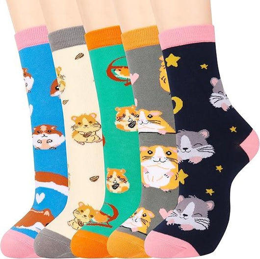 Calcetines Lindos de Mujer: Confort y Estilo con tus Animales Favoritos - Tekeno