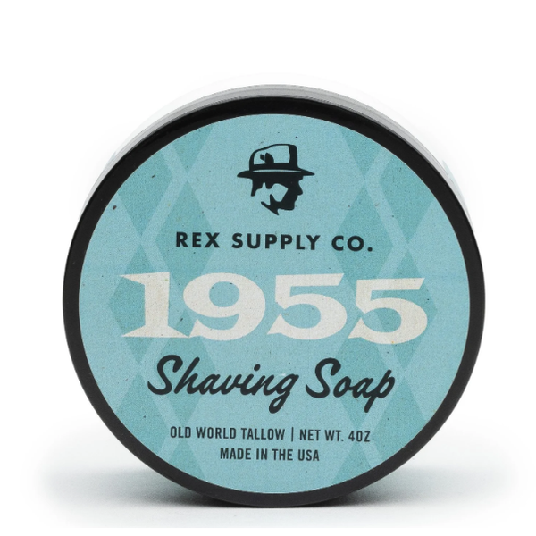 Rex Supply Co. 1955 Old World Tallow Shaving Soap 4 Oz