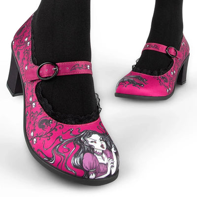 Chocolaticas® Mid Heels Carmilla Women's Mary Jane Pump - Tekeno