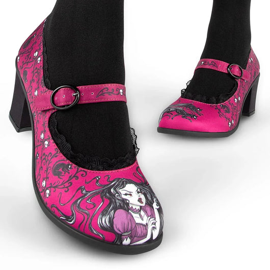 Chocolaticas® Mid Heels Carmilla Women's Mary Jane Pump - Tekeno
