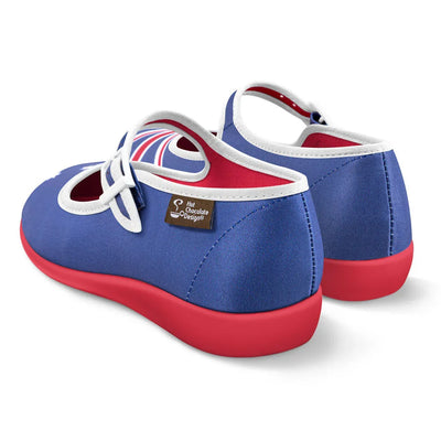 Chocolaticas® Australian Flag Women's Mary Jane Flat - Tekeno