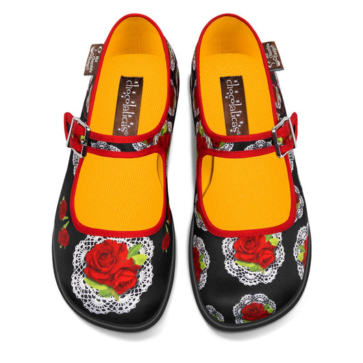 Chocolaticas® Andalucía - Zapatos Mary Jane Planos para Mujer