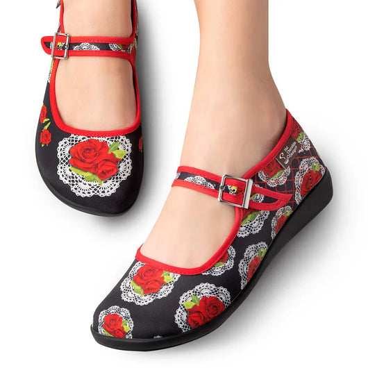Chocolaticas® Andalucia Women's Mary Jane Flat - Tekeno