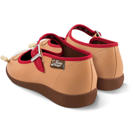 Chocolaticas® Bulldog Women's Mary Jane Flat - Tekeno