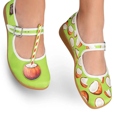 Chocolaticas® Coco Women's Mary Jane Flat - Tekeno