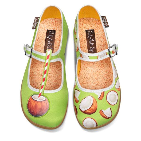 Chocolaticas® Coco Mary Jane - Sapatilhas Confortáveis Femininas