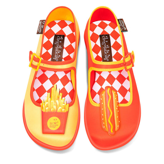 Hot Dog Women's Mary Jane Flats