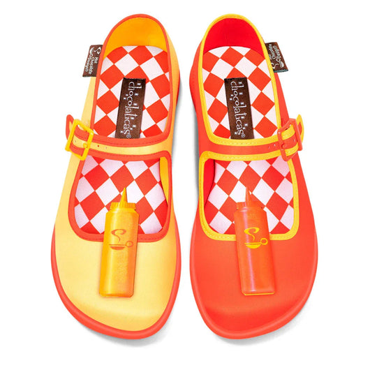 Chocolaticas® Hot Dog Women's Mary Jane Flat - Tekeno