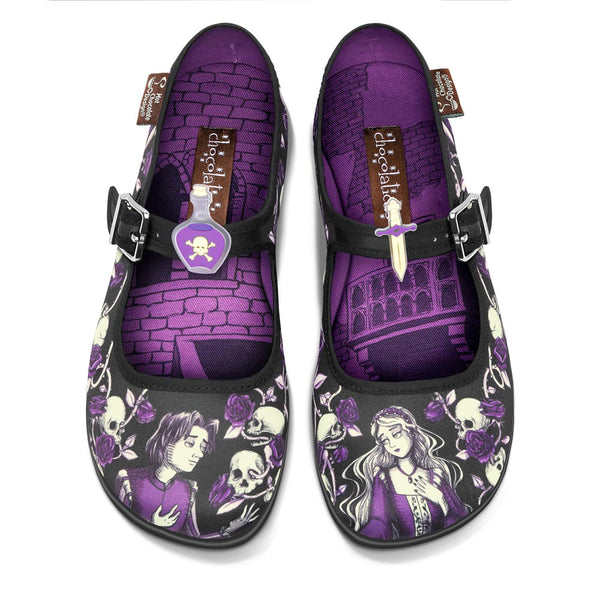 Sapatilhas Mary Jane Chocolaticas® Romeu e Julieta para Mulheres