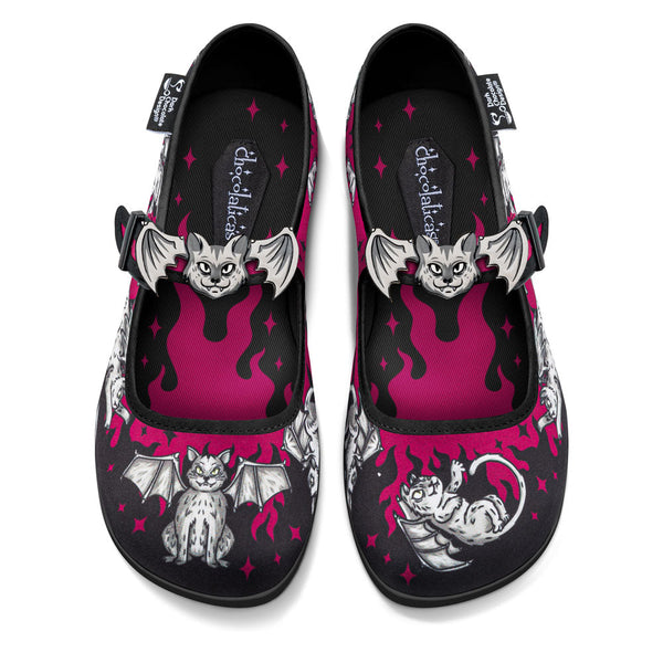 Sapatilha Feminina Mary Jane Chocolaticas® The Gargoyle Cats