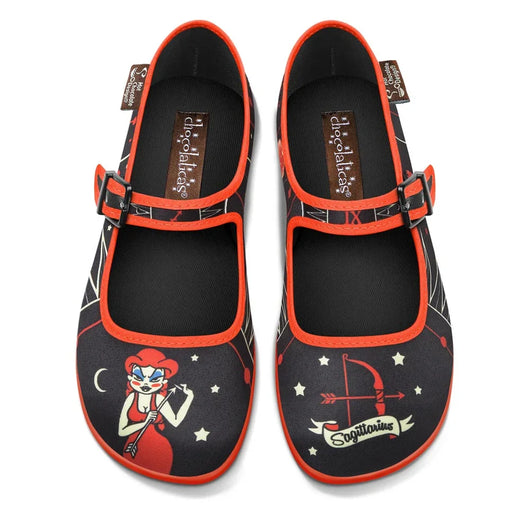 Chocolaticas® Sagittarius Women's Mary Jane Flats