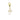Cross gold charm