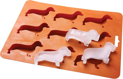 Molde de Hielo de Silicona con Forma de Perro Salchicha LYWUU: ¡Añade Diversión a Tus Bebidas! - Tekeno