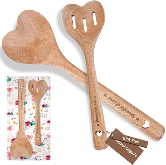 Set de 5 utensilios de cocina de madera Star Wars – Cucharas grabadas estilo quemado, ideal para regalos divertidos y decoración temática - Tekeno