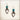 Copper Arrow Earrings w/ Natural Turquoise Chunks 220m