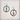 HuBei Turquoise and Copper Bead Hoop Earrings 224e