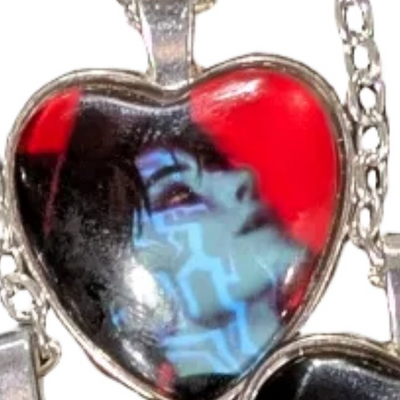 K-POP DEMON HUNTERS Heart Pendant Necklace - Character Art Collection