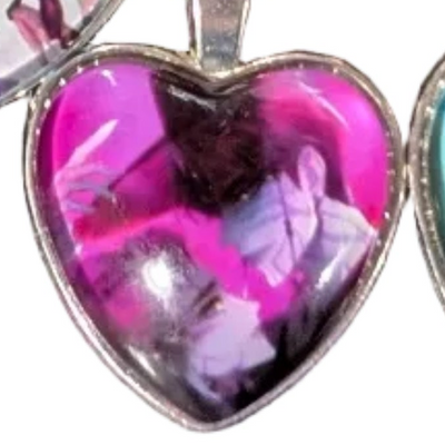 K-POP DEMON HUNTERS Heart Pendant Necklace - Character Art Collection